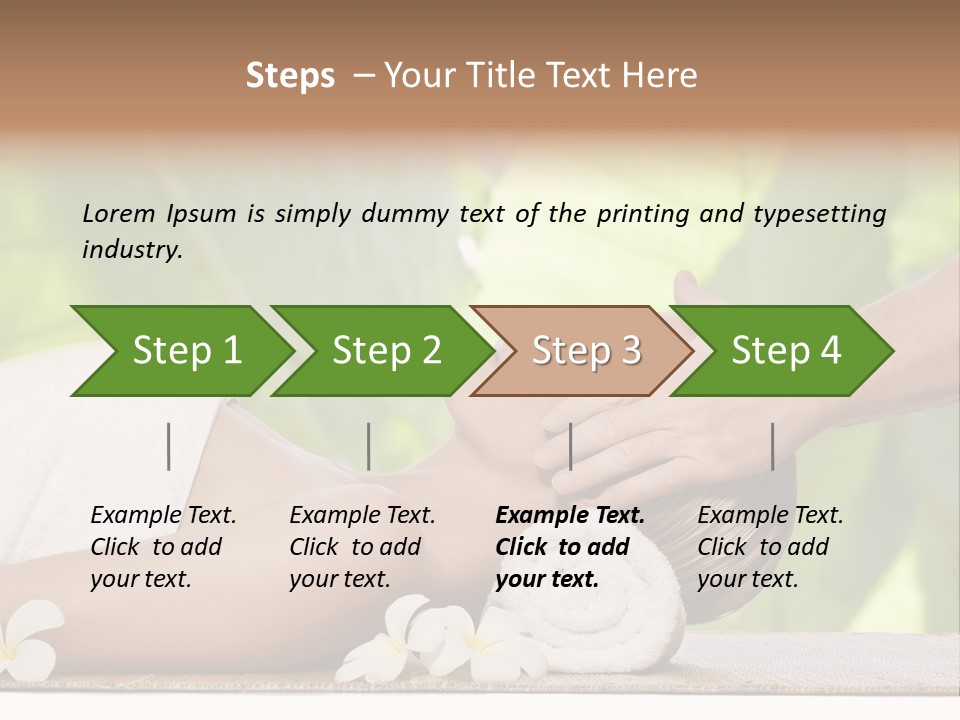 Neck Top Wellness PowerPoint Template