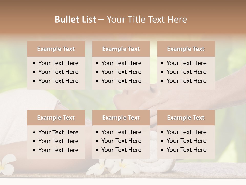 Neck Top Wellness PowerPoint Template