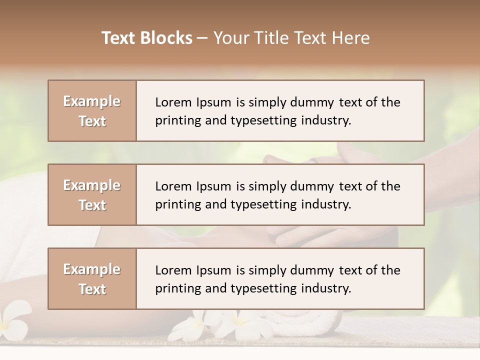 Neck Top Wellness PowerPoint Template