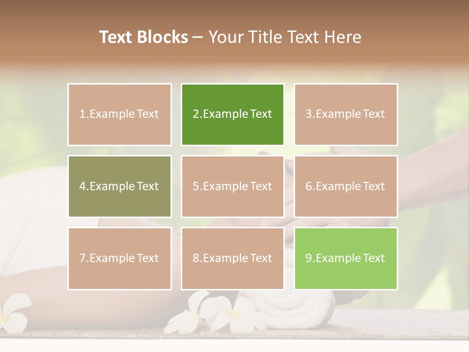 Neck Top Wellness PowerPoint Template