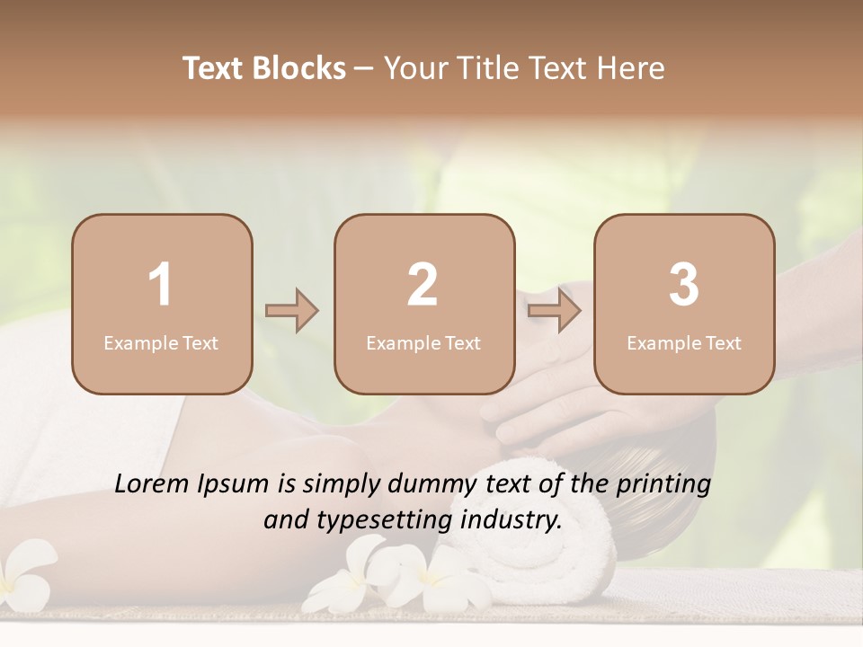 Neck Top Wellness PowerPoint Template