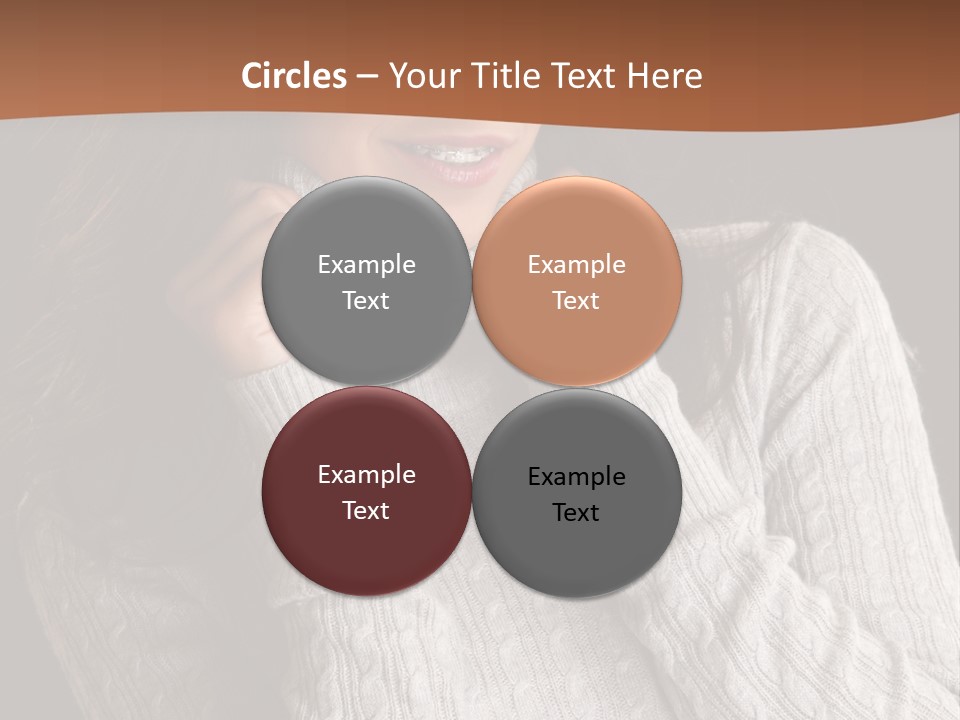 Modern Person Face PowerPoint Template