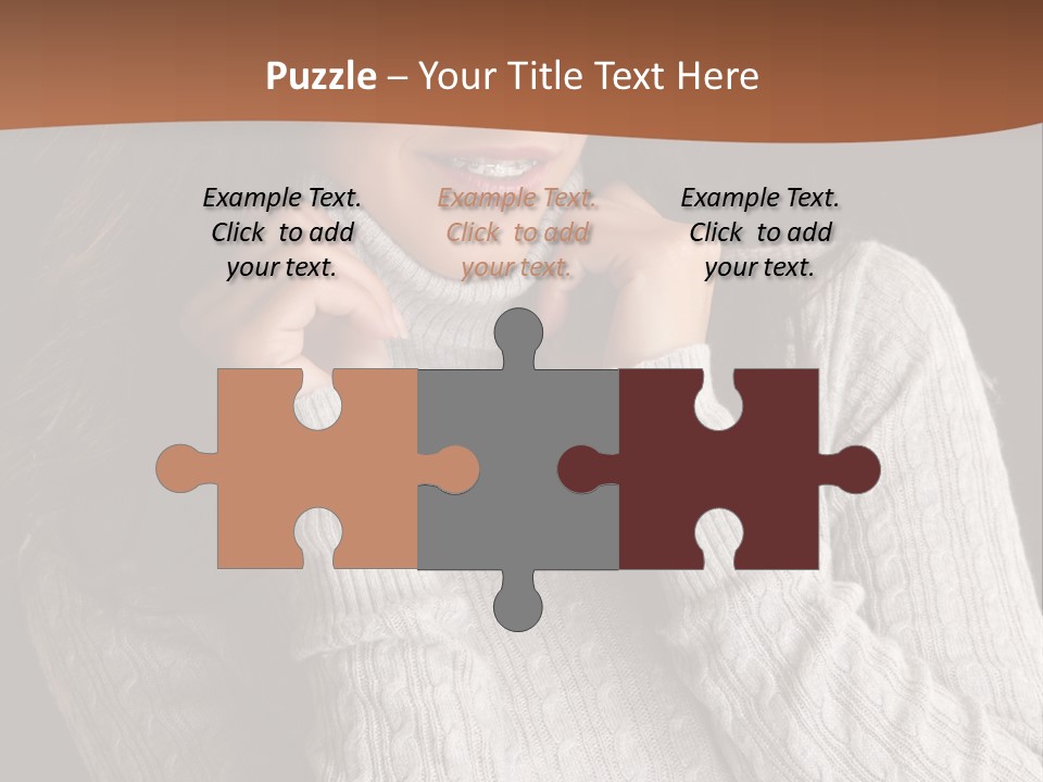 Modern Person Face PowerPoint Template