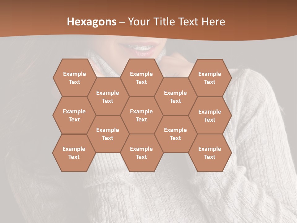 Modern Person Face PowerPoint Template