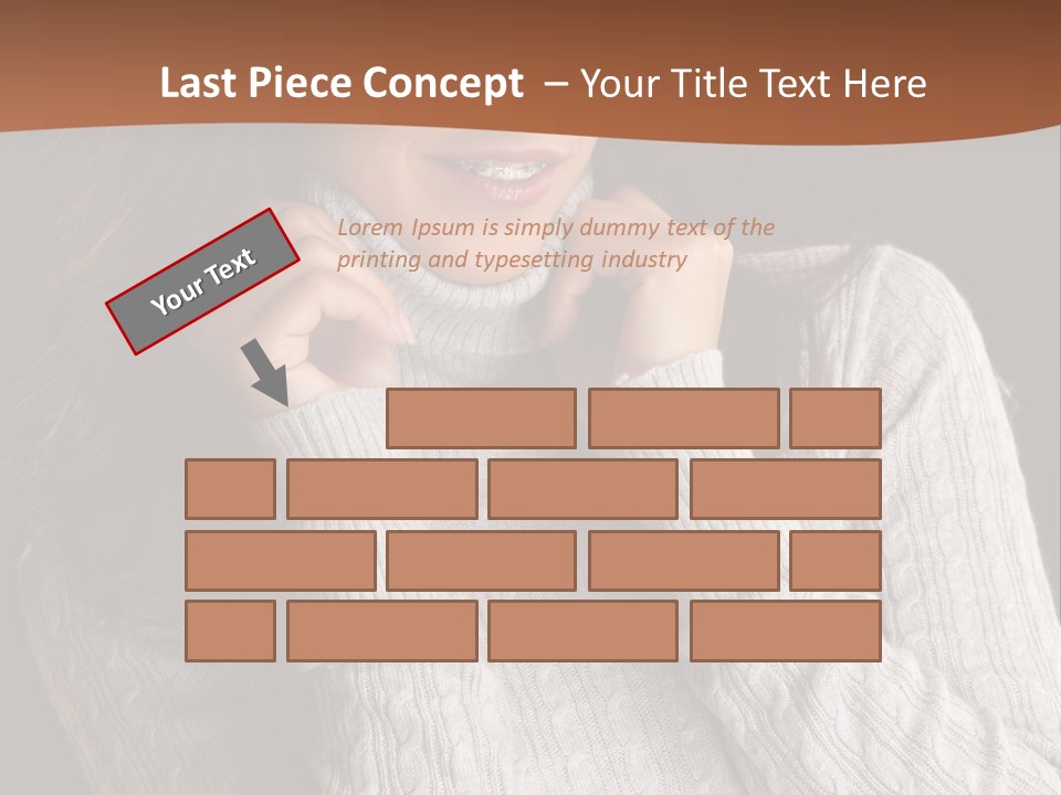 Modern Person Face PowerPoint Template