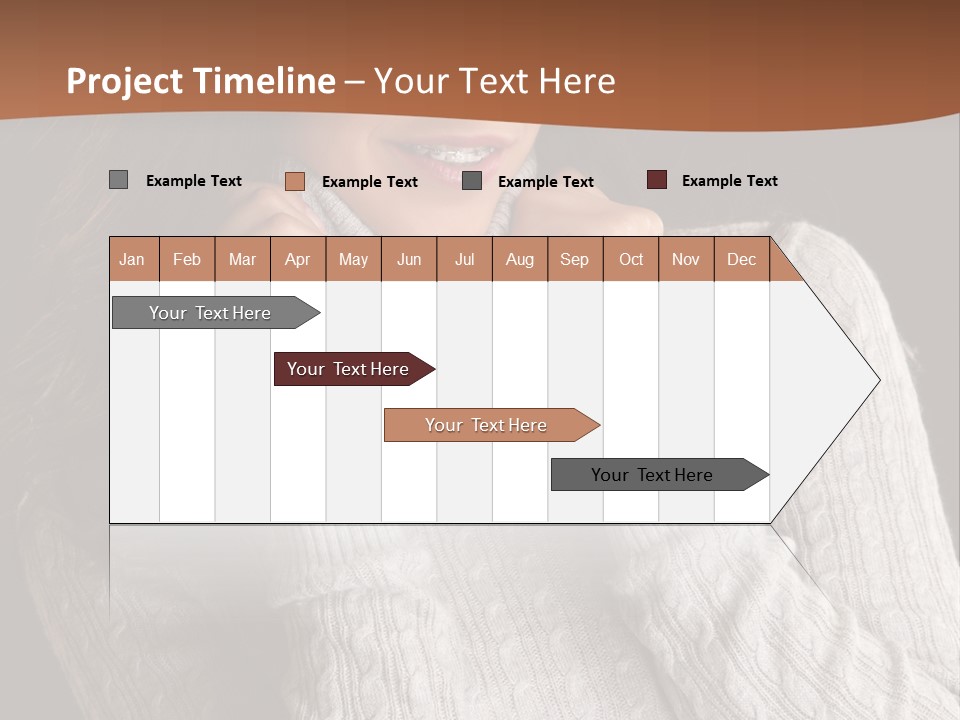 Modern Person Face PowerPoint Template