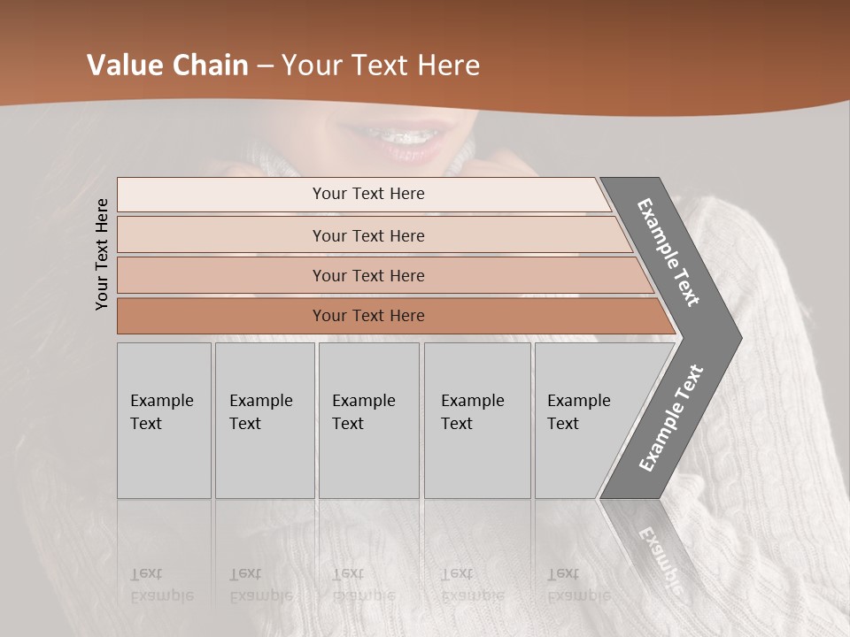 Modern Person Face PowerPoint Template