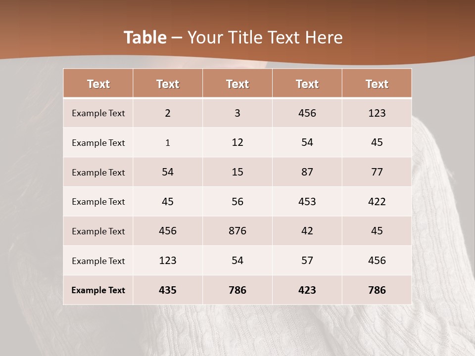 Modern Person Face PowerPoint Template