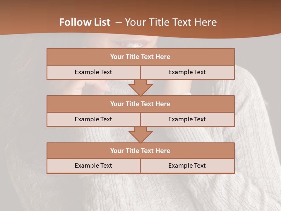Modern Person Face PowerPoint Template