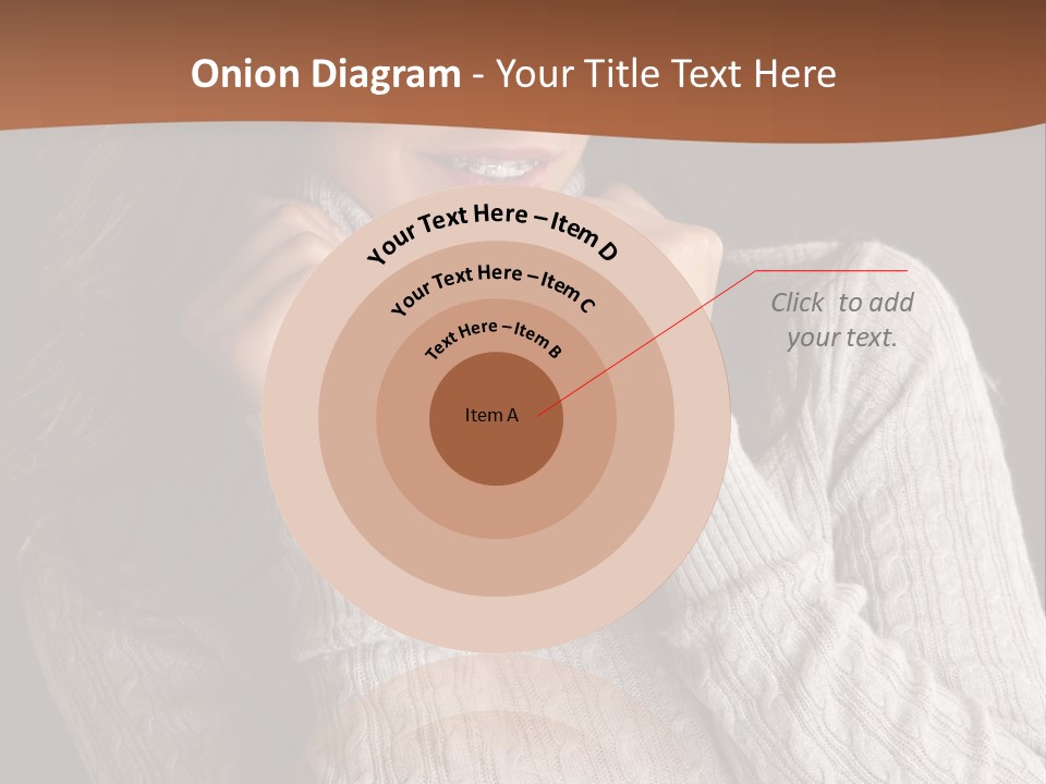 Modern Person Face PowerPoint Template