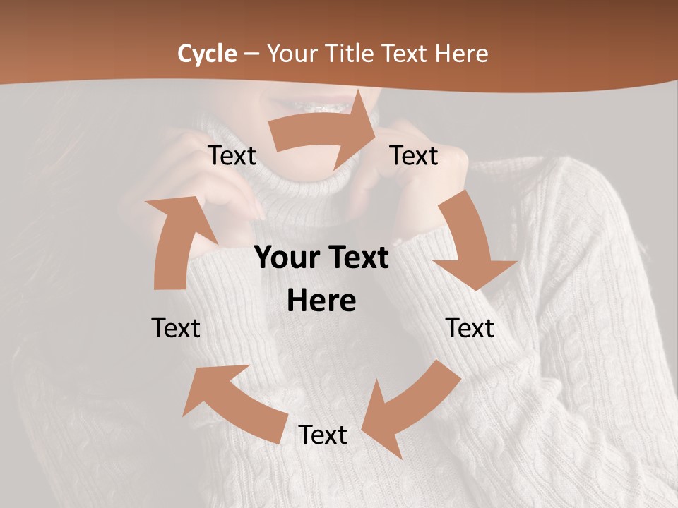Modern Person Face PowerPoint Template