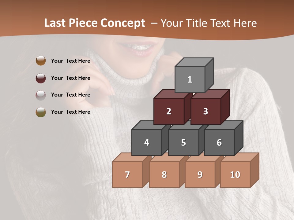 Modern Person Face PowerPoint Template