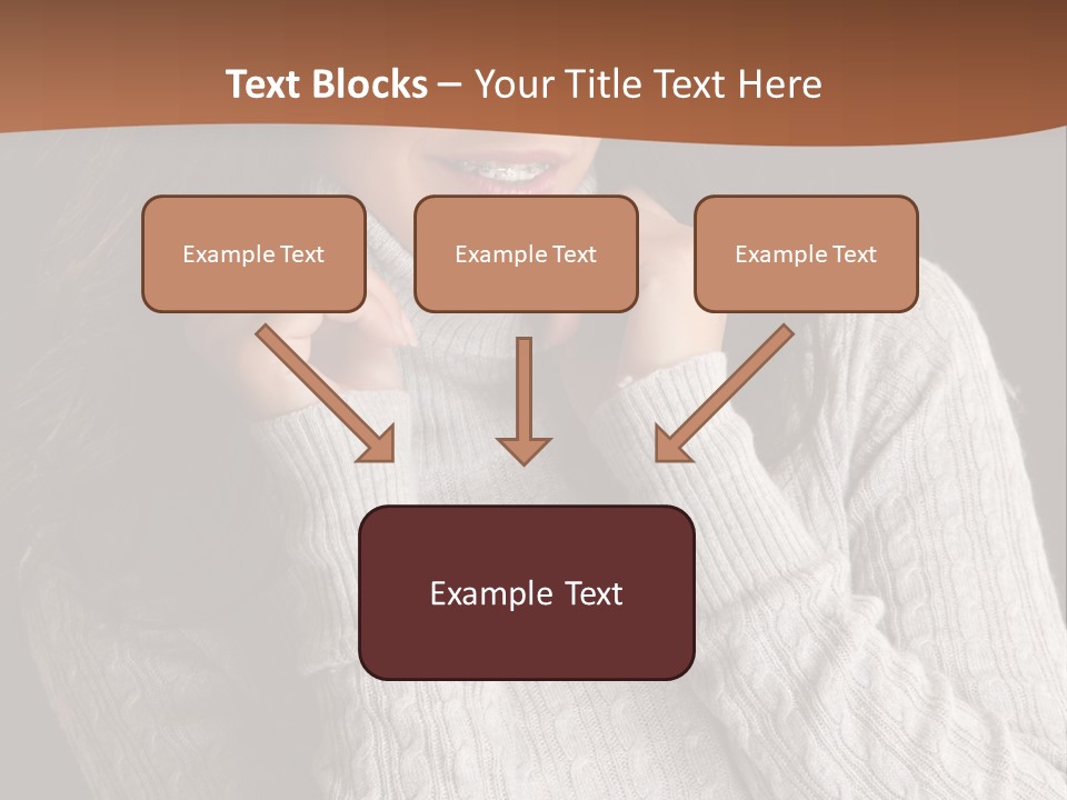 Modern Person Face PowerPoint Template