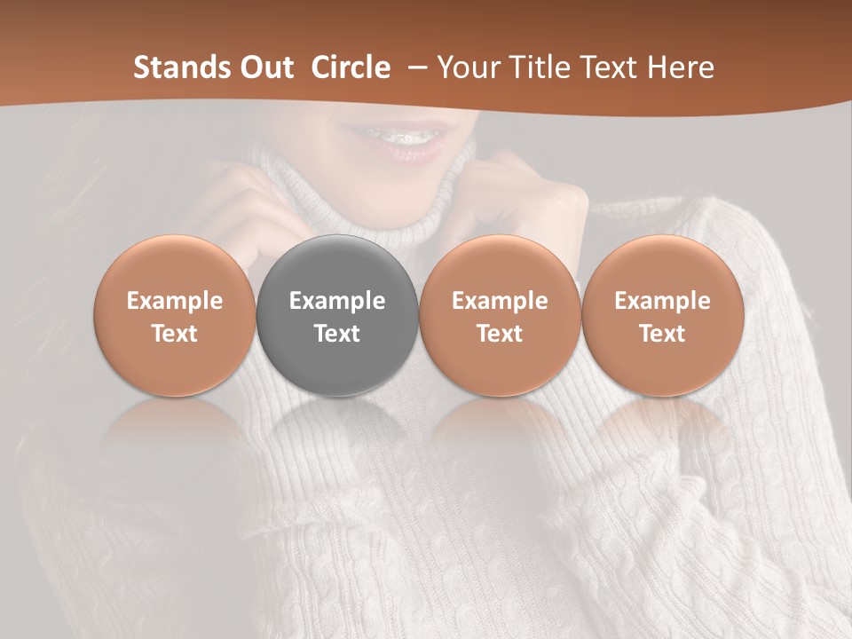 Modern Person Face PowerPoint Template