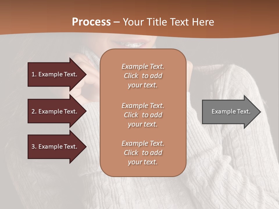 Modern Person Face PowerPoint Template