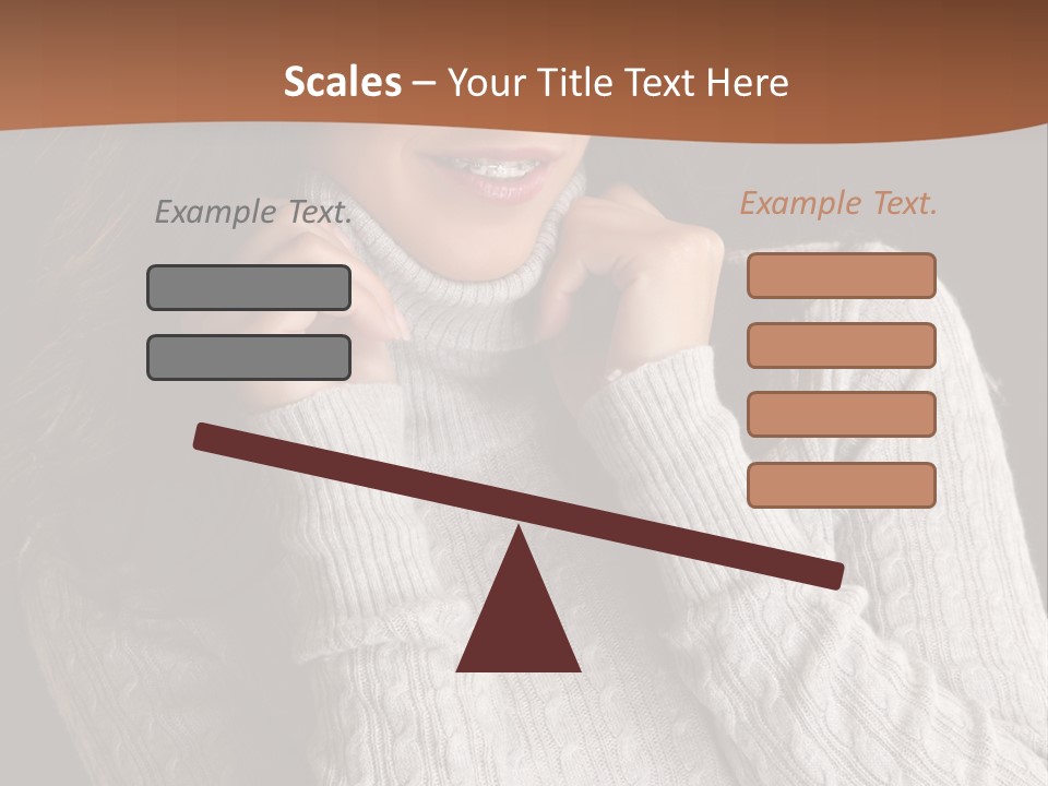 Modern Person Face PowerPoint Template