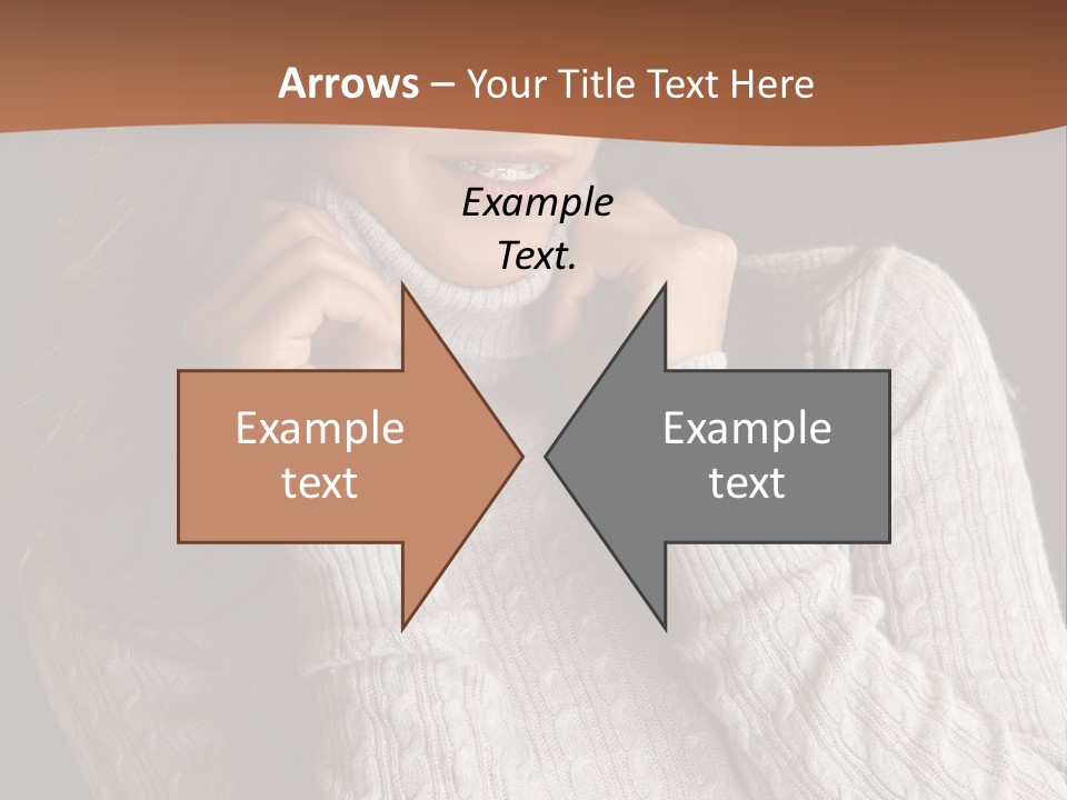 Modern Person Face PowerPoint Template