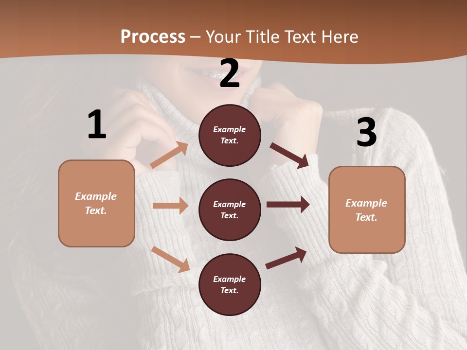 Modern Person Face PowerPoint Template