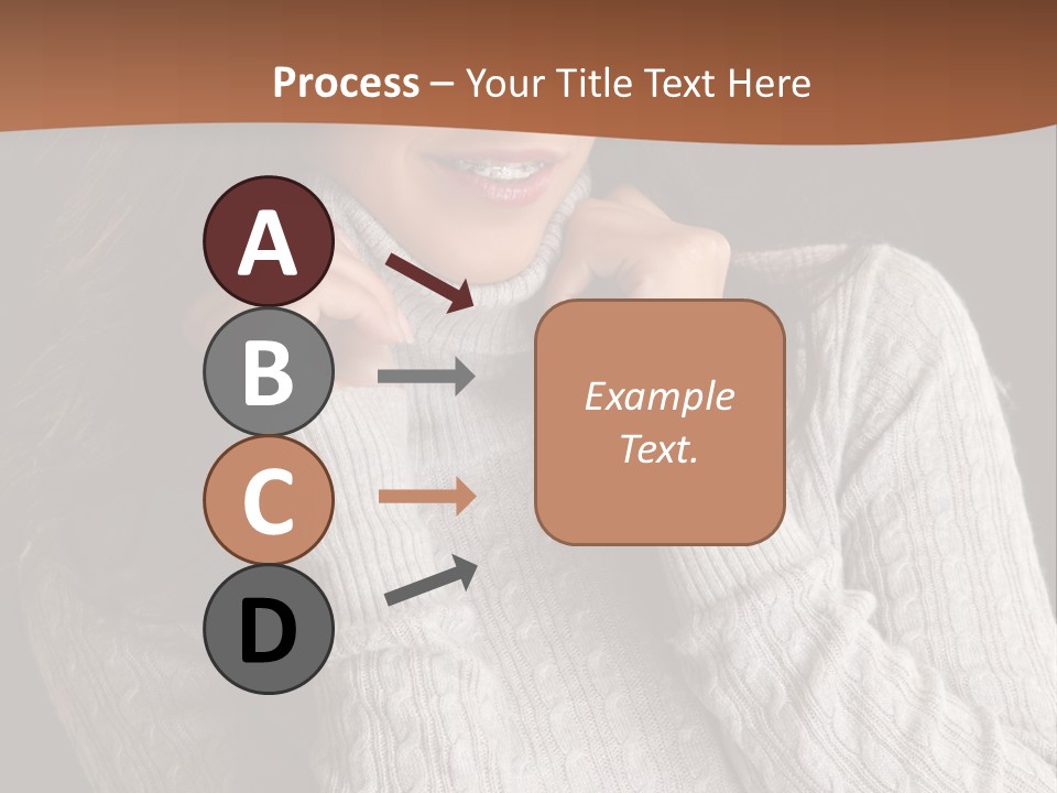 Modern Person Face PowerPoint Template