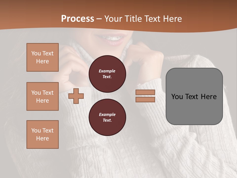 Modern Person Face PowerPoint Template