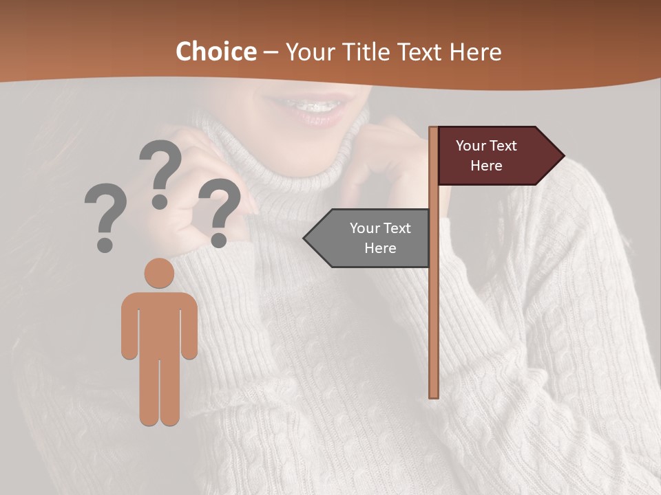 Modern Person Face PowerPoint Template