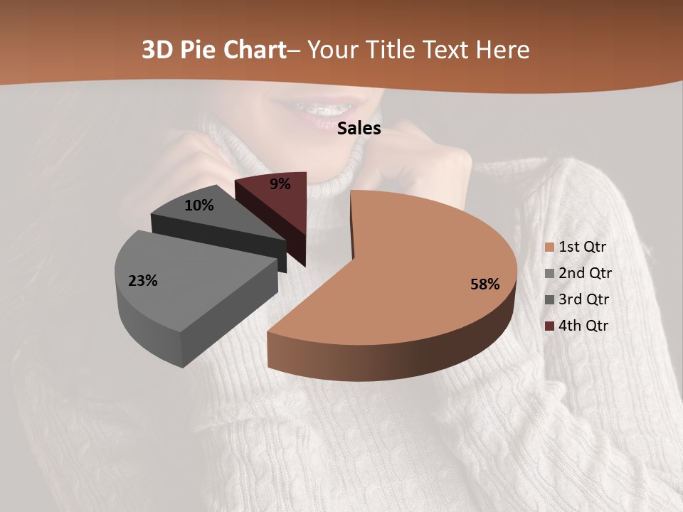 Modern Person Face PowerPoint Template