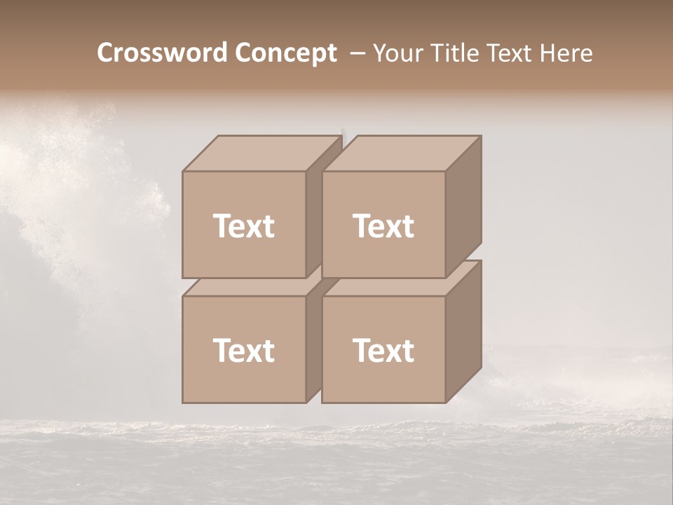 Ocean Beacon God PowerPoint Template