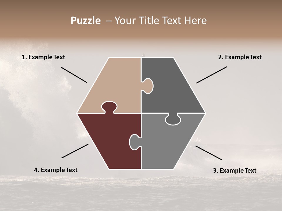 Ocean Beacon God PowerPoint Template