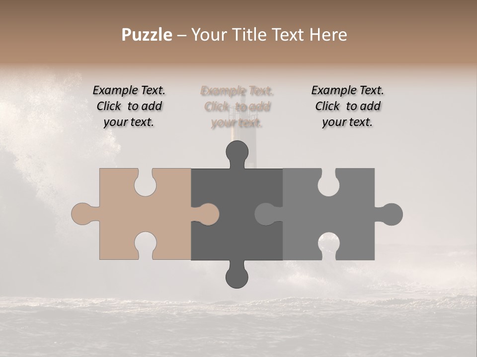 Ocean Beacon God PowerPoint Template