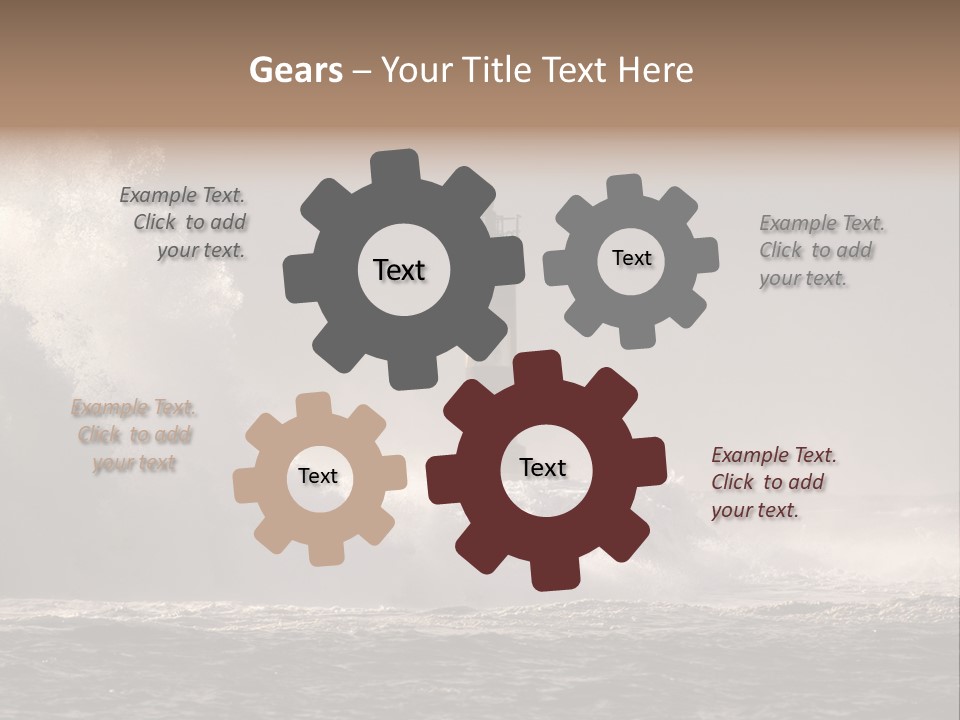 Ocean Beacon God PowerPoint Template