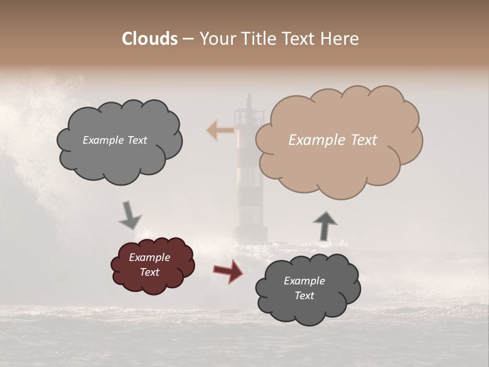Ocean Beacon God PowerPoint Template