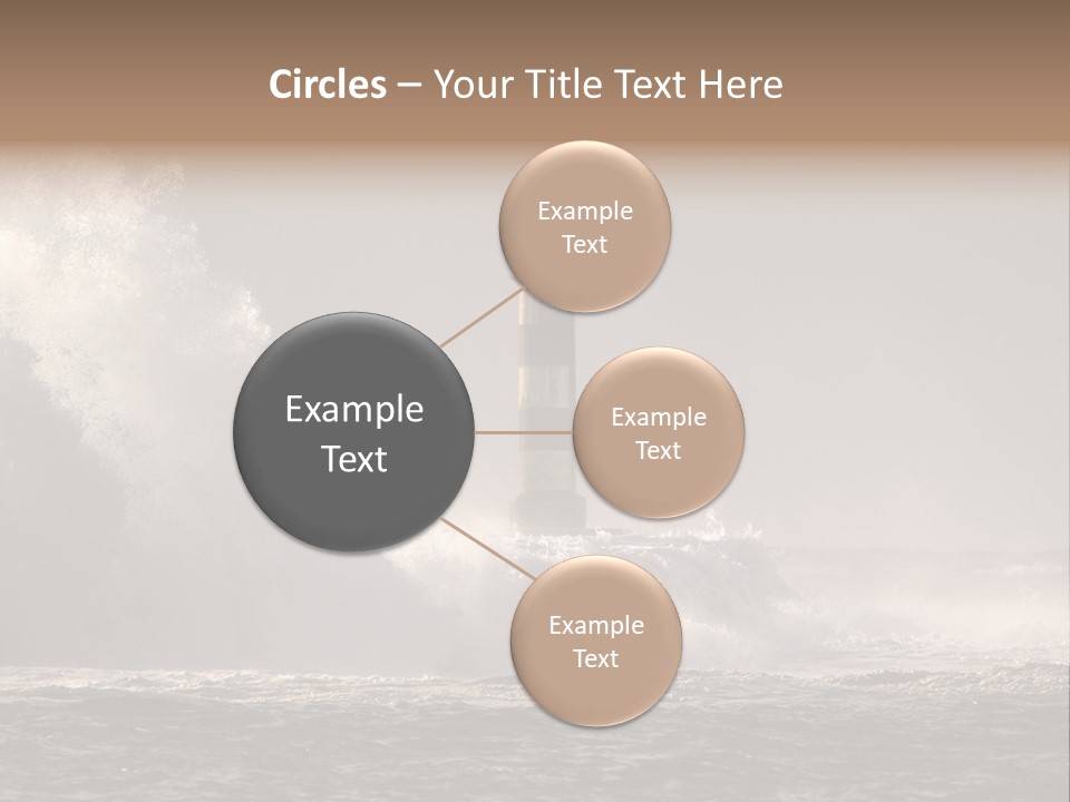 Ocean Beacon God PowerPoint Template