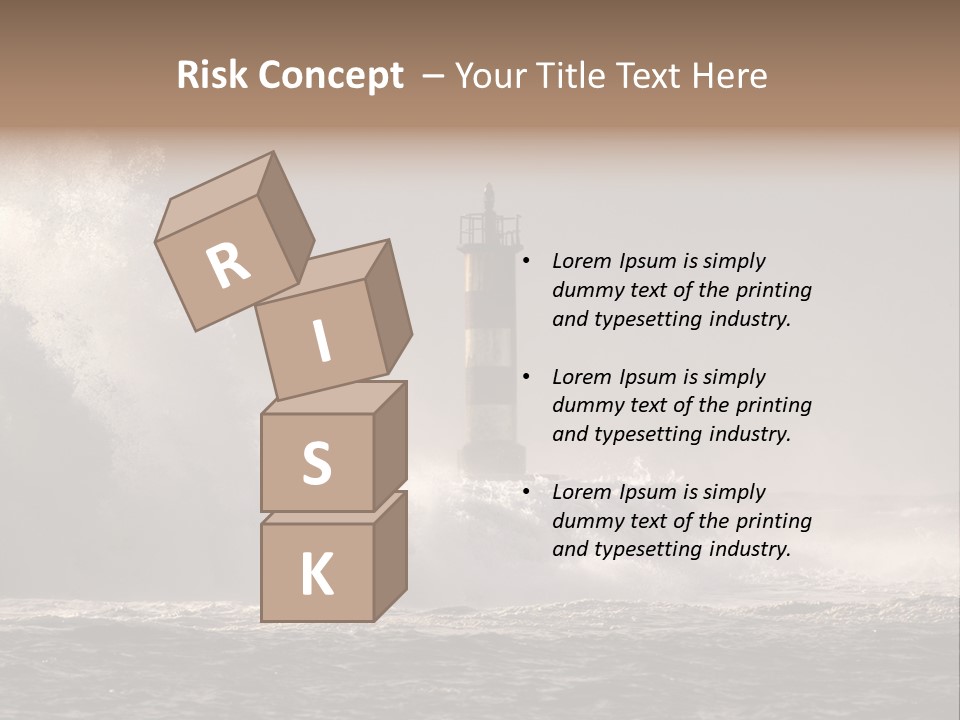 Ocean Beacon God PowerPoint Template