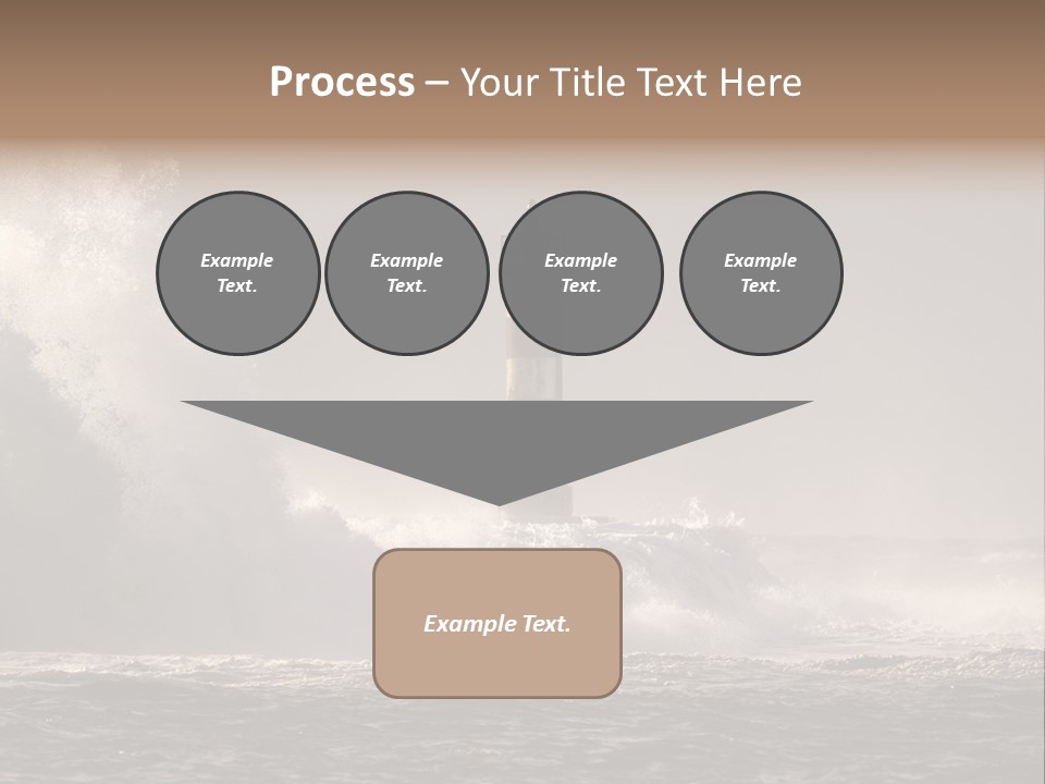 Ocean Beacon God PowerPoint Template