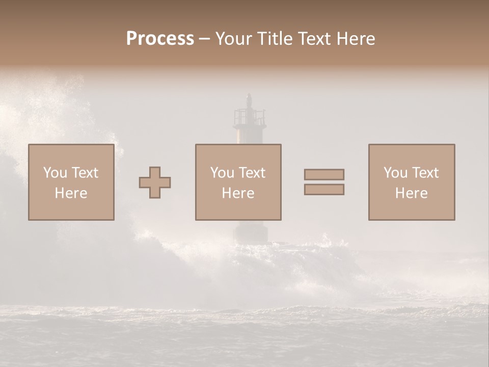 Ocean Beacon God PowerPoint Template