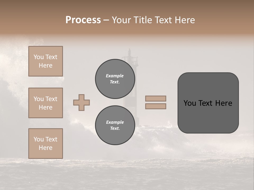 Ocean Beacon God PowerPoint Template