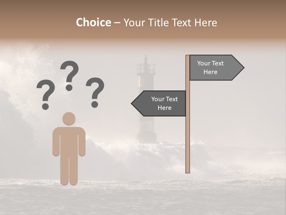 Ocean Beacon God PowerPoint Template