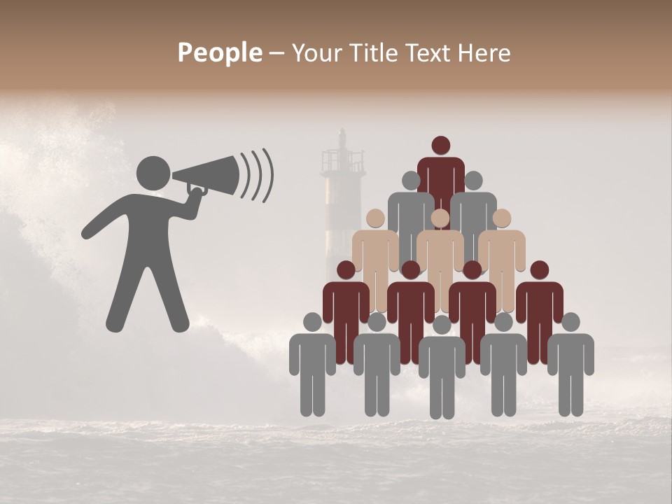 Ocean Beacon God PowerPoint Template