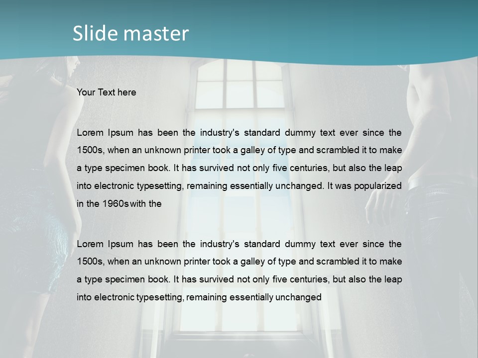 Woman Relationship Beautiful PowerPoint Template