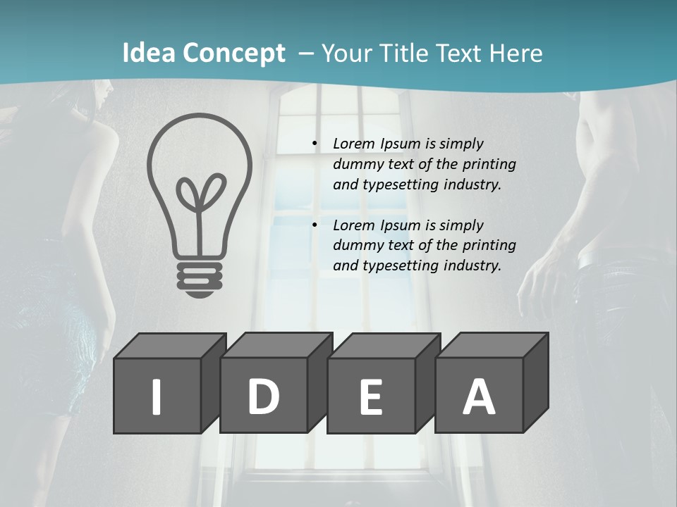 Woman Relationship Beautiful PowerPoint Template