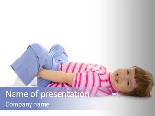 Parent Child Portrait PowerPoint Template