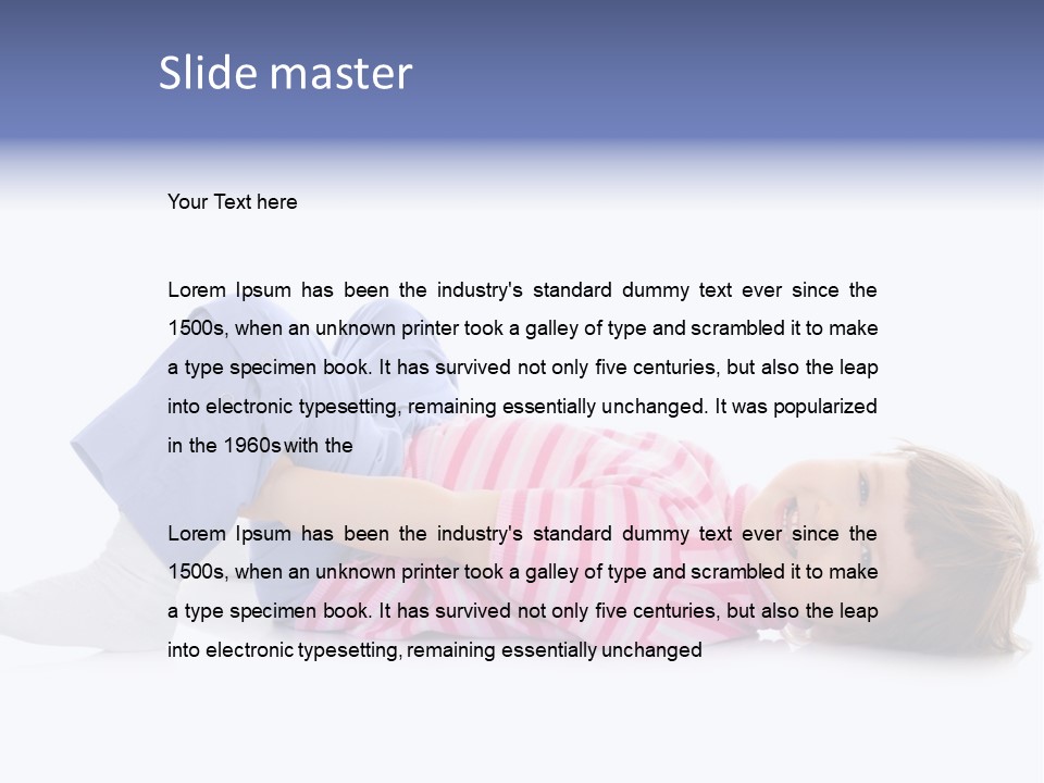 Parent Child Portrait PowerPoint Template