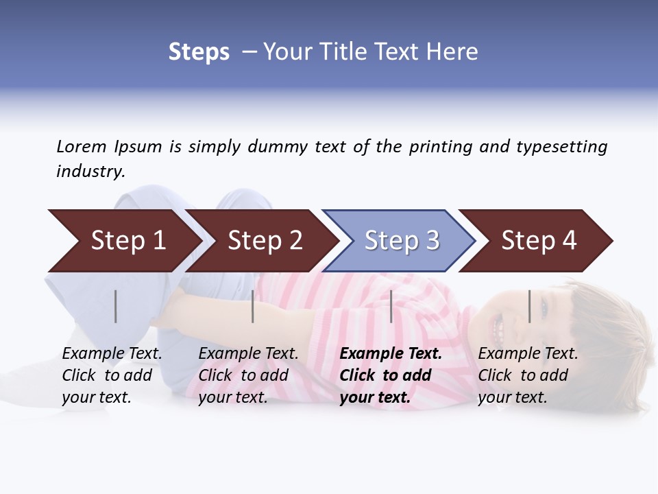 Parent Child Portrait PowerPoint Template