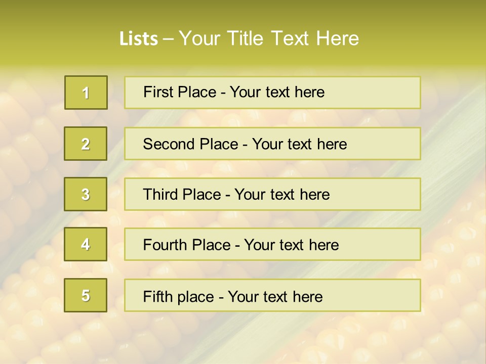 Stem Eat Kernel PowerPoint Template