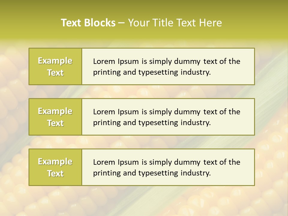 Stem Eat Kernel PowerPoint Template