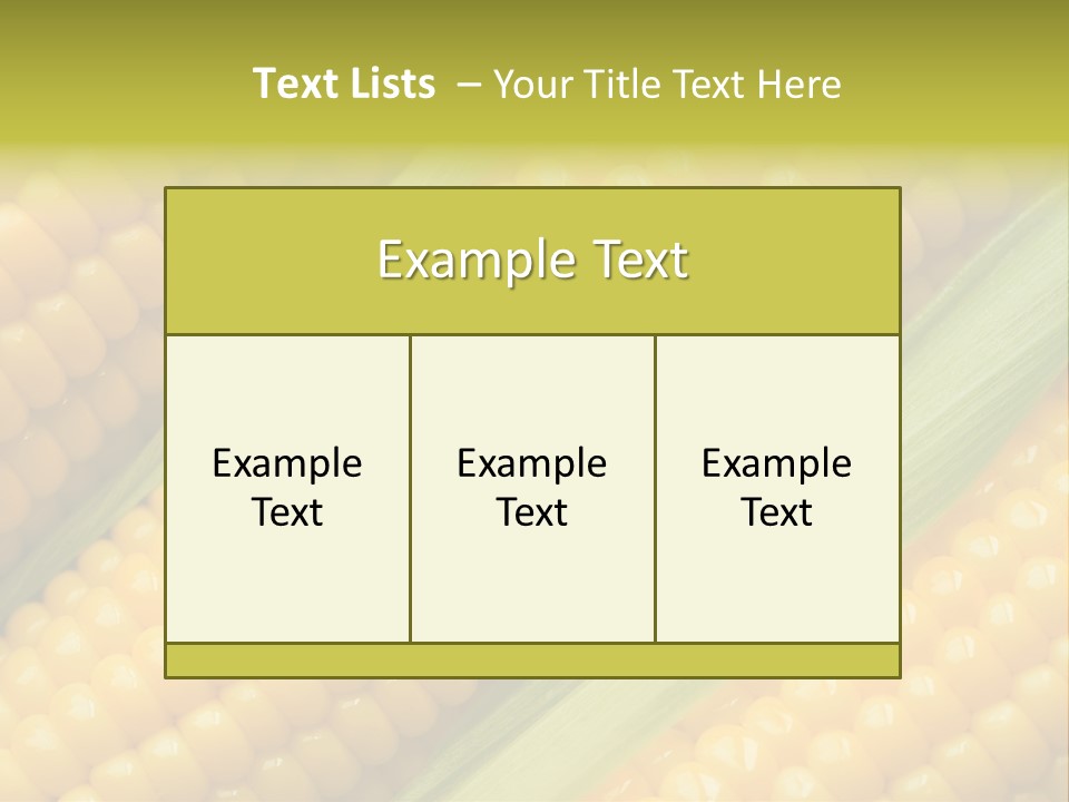 Stem Eat Kernel PowerPoint Template