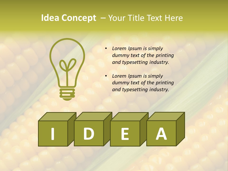 Stem Eat Kernel PowerPoint Template