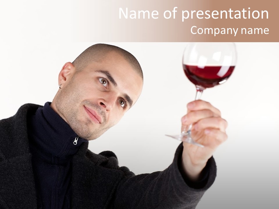 Party Male Lifestyle PowerPoint Template