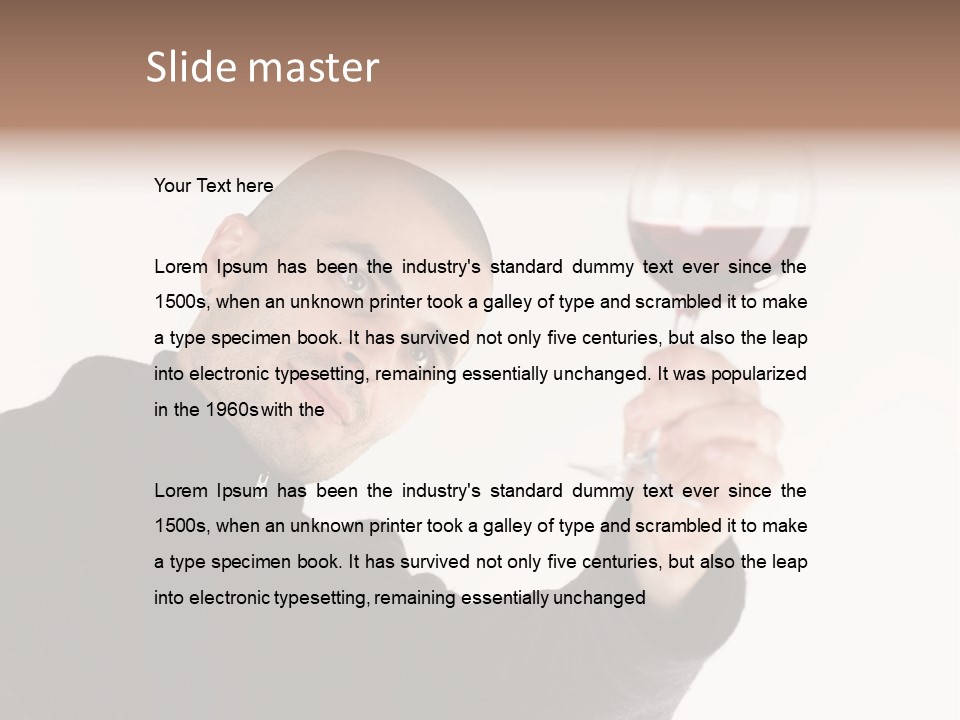 Party Male Lifestyle PowerPoint Template