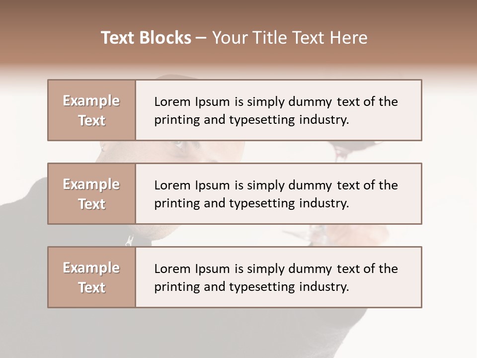 Party Male Lifestyle PowerPoint Template
